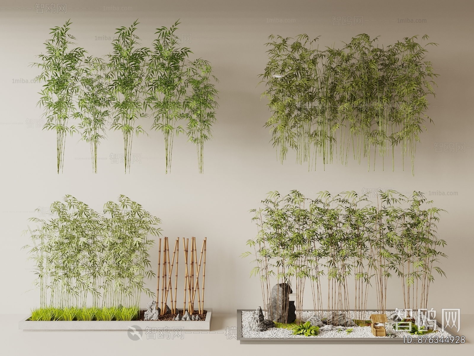 New Chinese Style Plant Landscaping