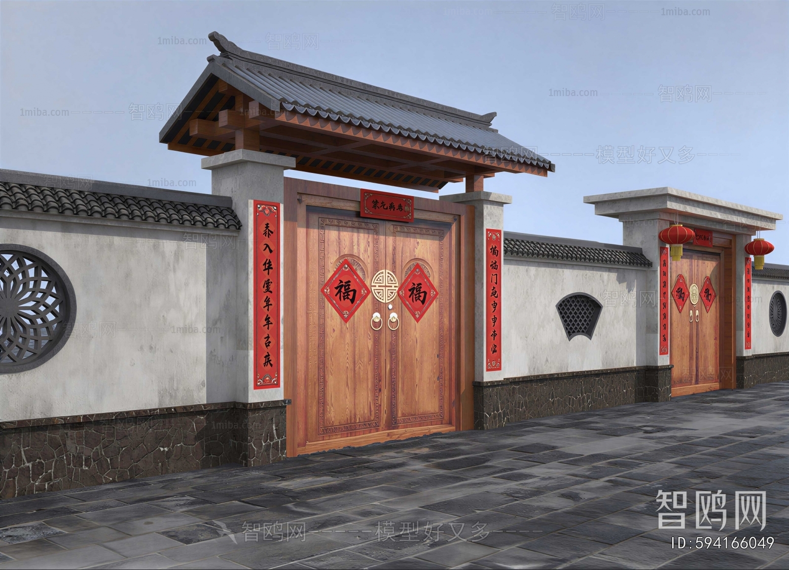 New Chinese Style Facade Element