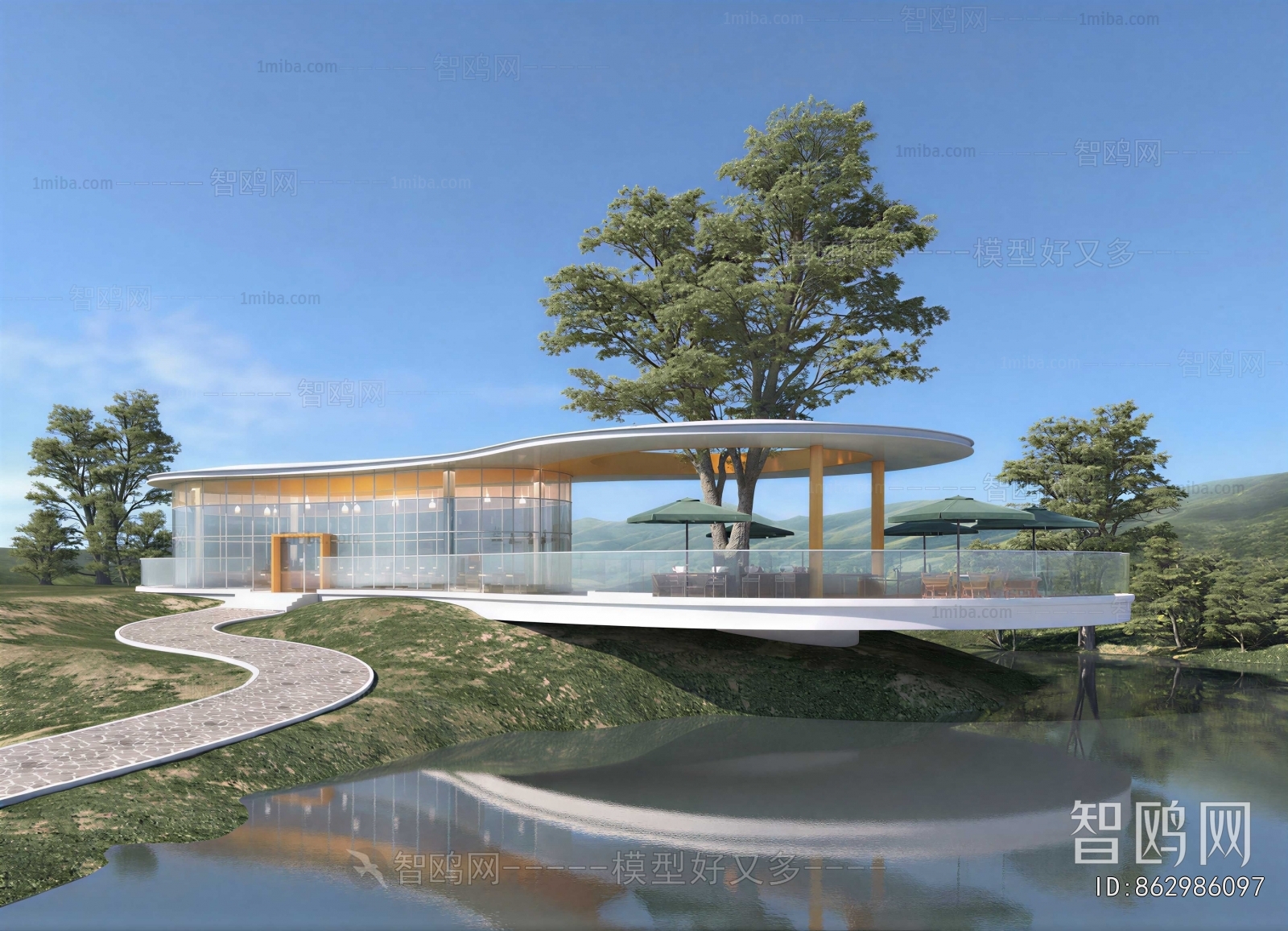 New Chinese Style Courtyard/landscape