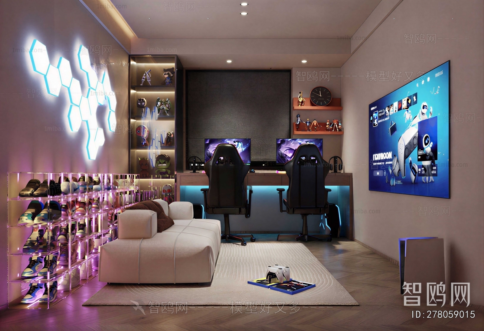 Modern E-sports Room