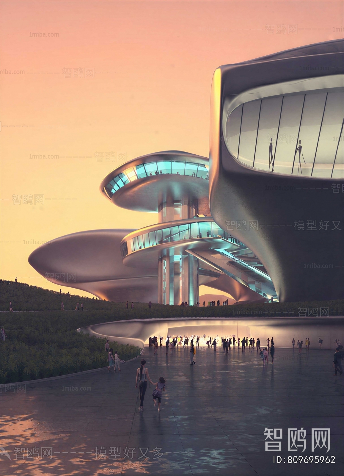 Modern Appearance Of Commercial Building