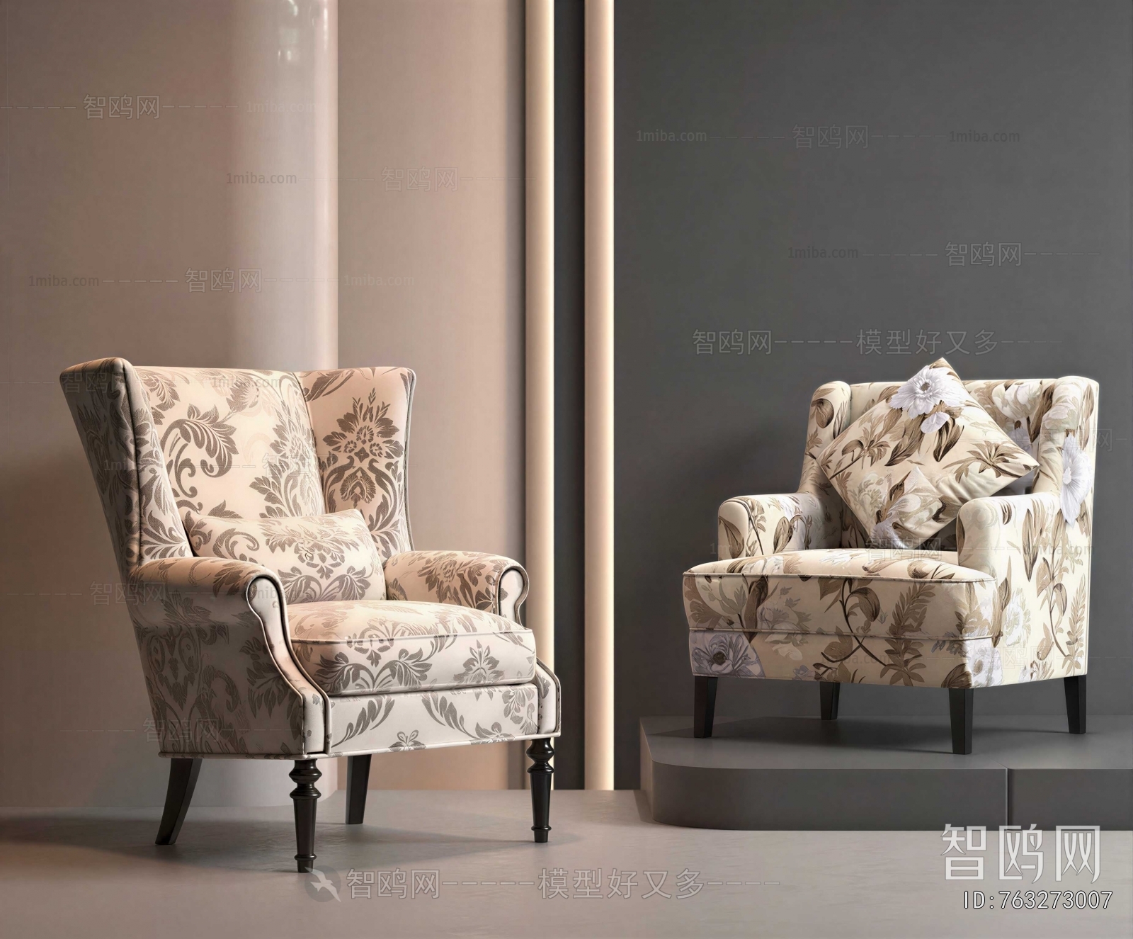 European Style Single Sofa