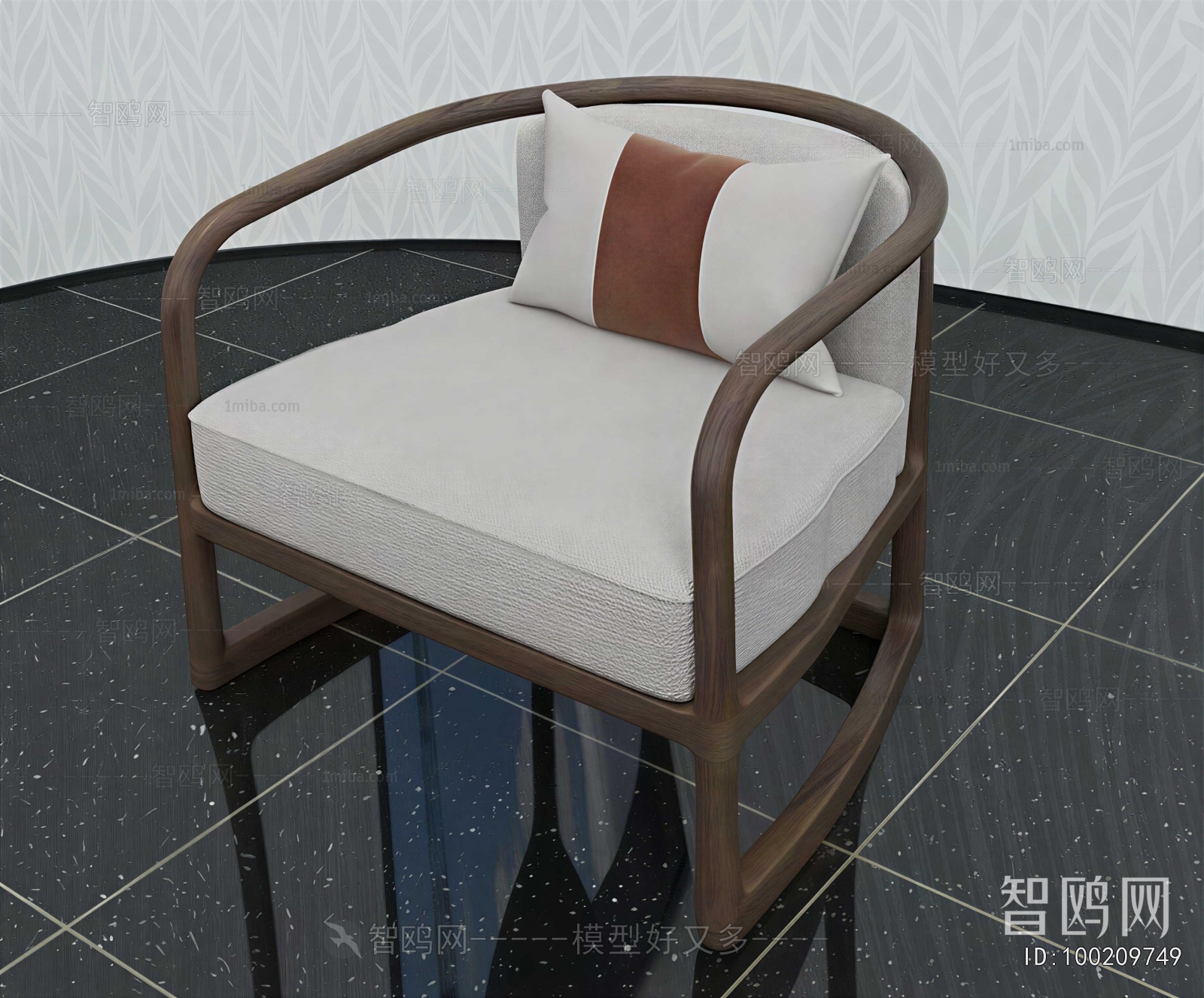 New Chinese Style Lounge Chair