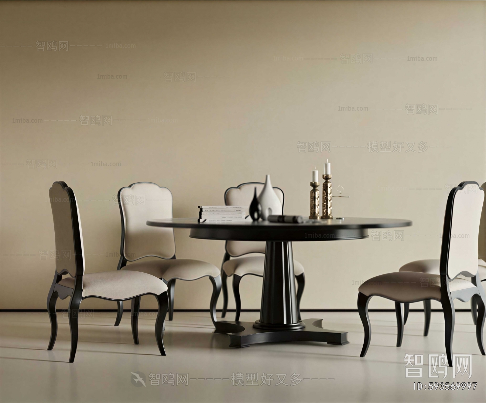 European Style Dining Table And Chairs