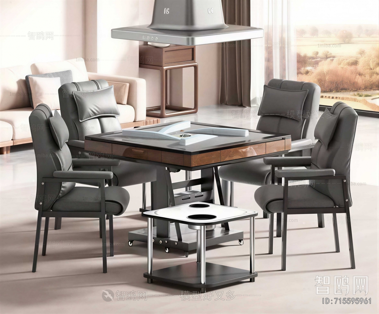 Modern Mahjong Tables And Chairs