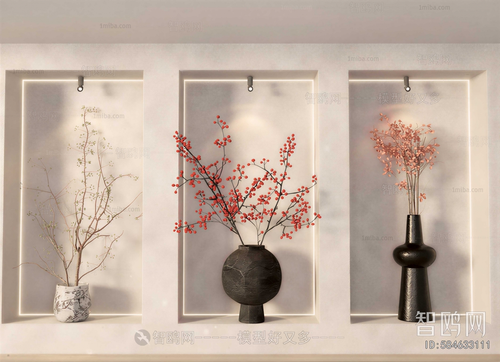 Wabi-sabi Style Flower Arrangement