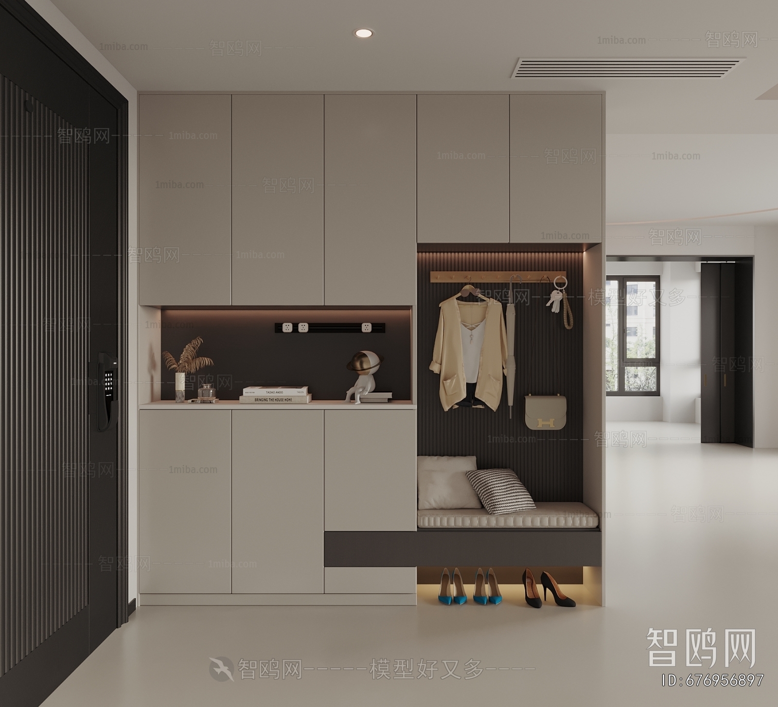 Modern Shoe Cabinet
