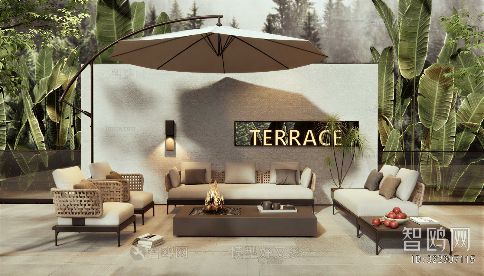 Modern Outdoor Sofa
