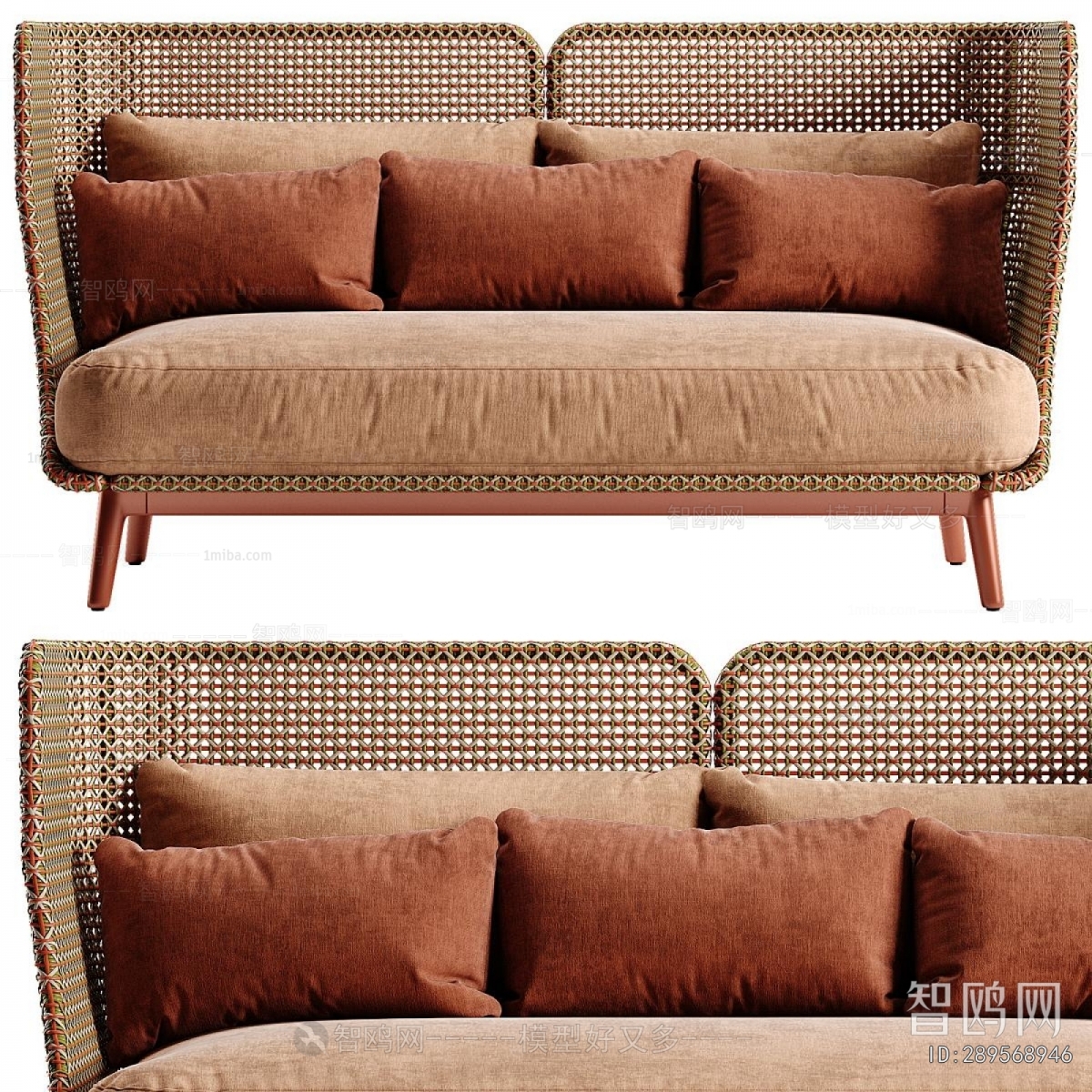 Modern Three-seat Sofa