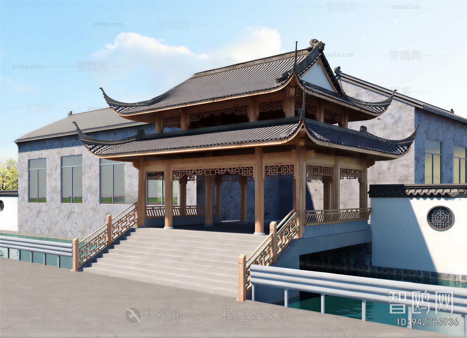 Chinese Style Ancient Architectural Buildings