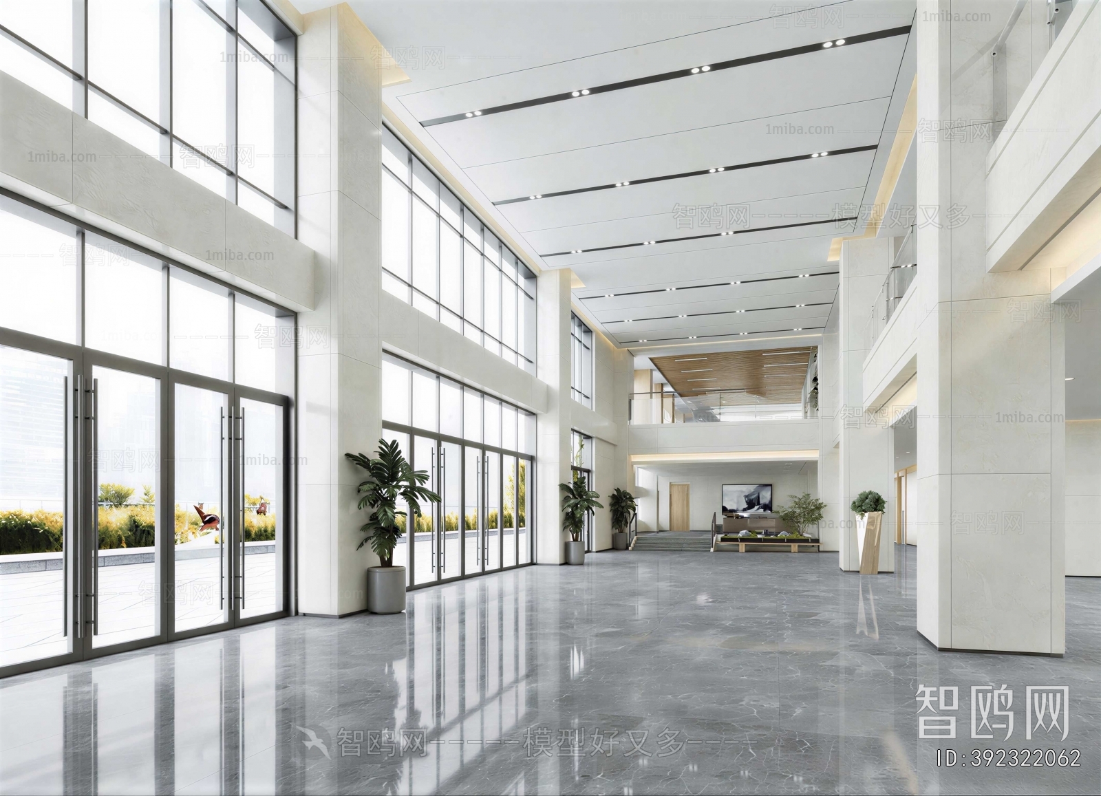 Modern Office Reception Desk