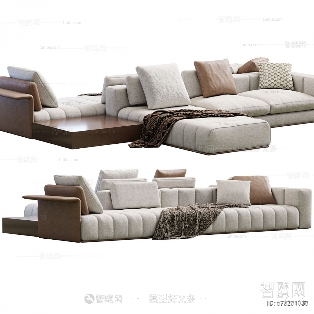 Modern Multi Person Sofa