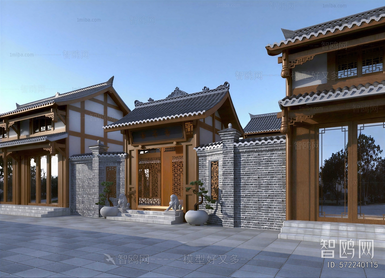 New Chinese Style Facade Element