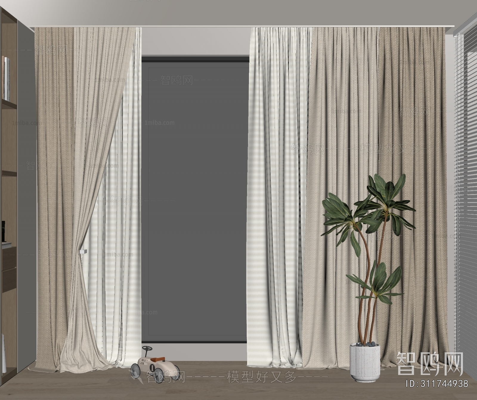 Modern The Curtain
