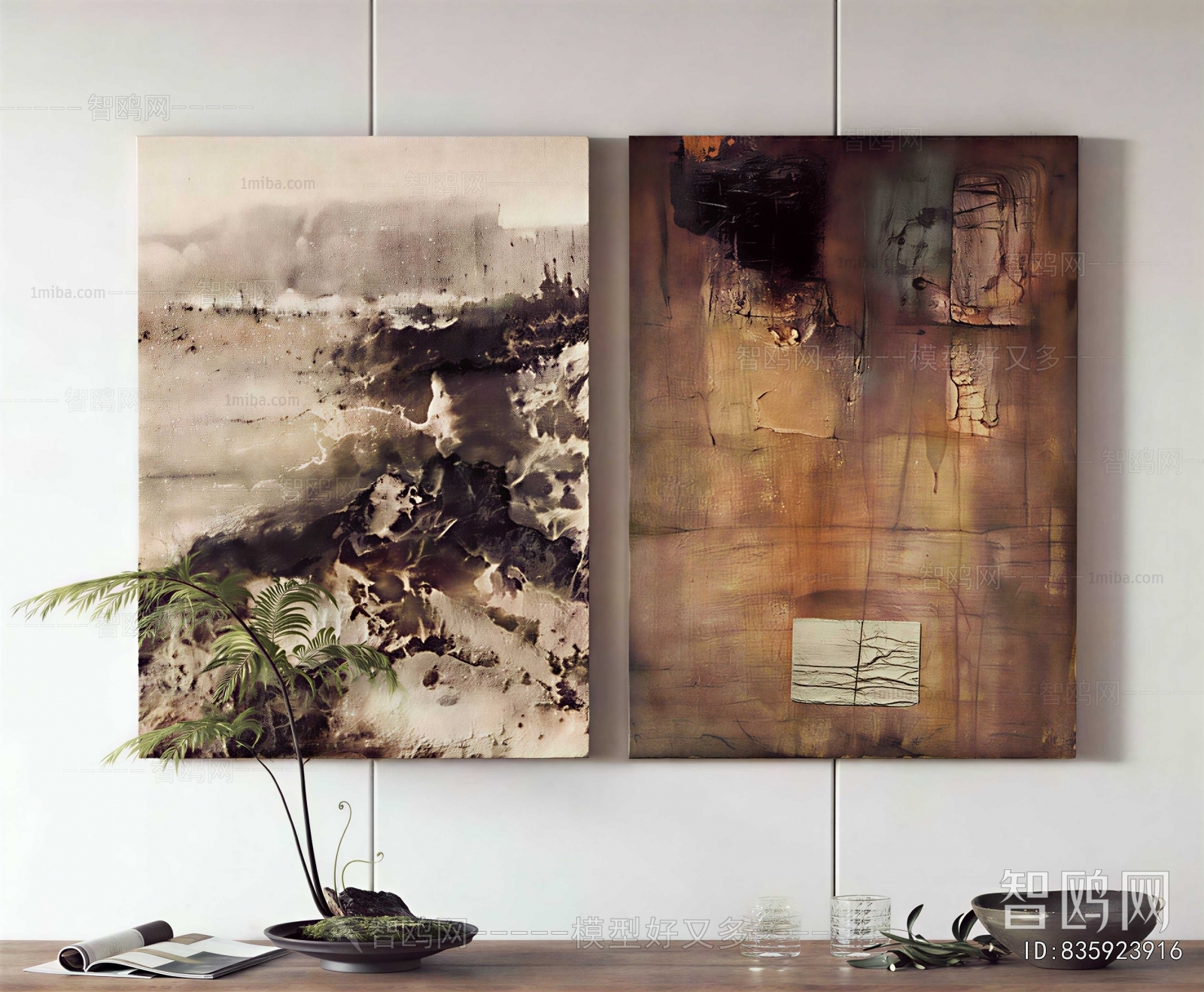 Wabi-sabi Style Painting