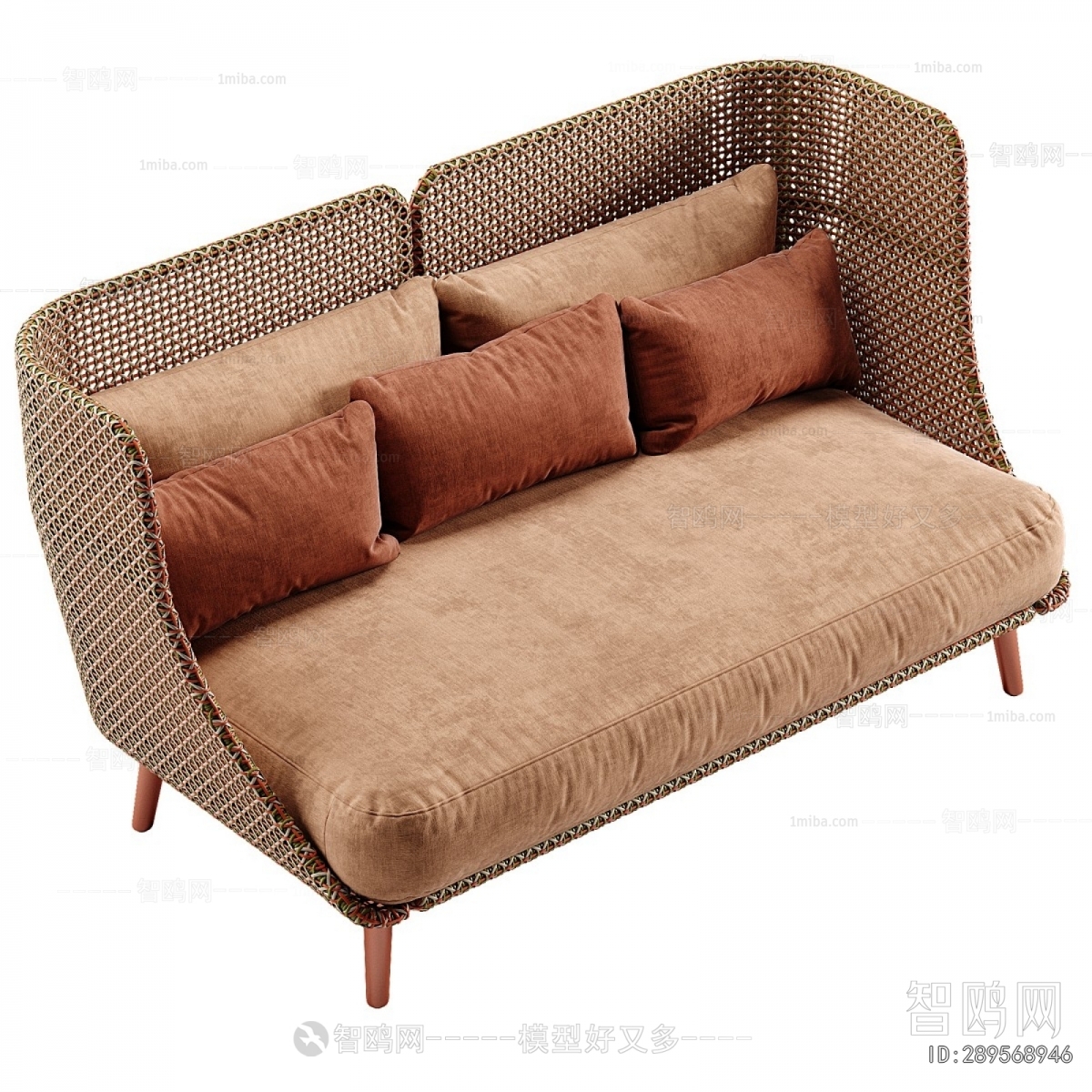 Modern Three-seat Sofa