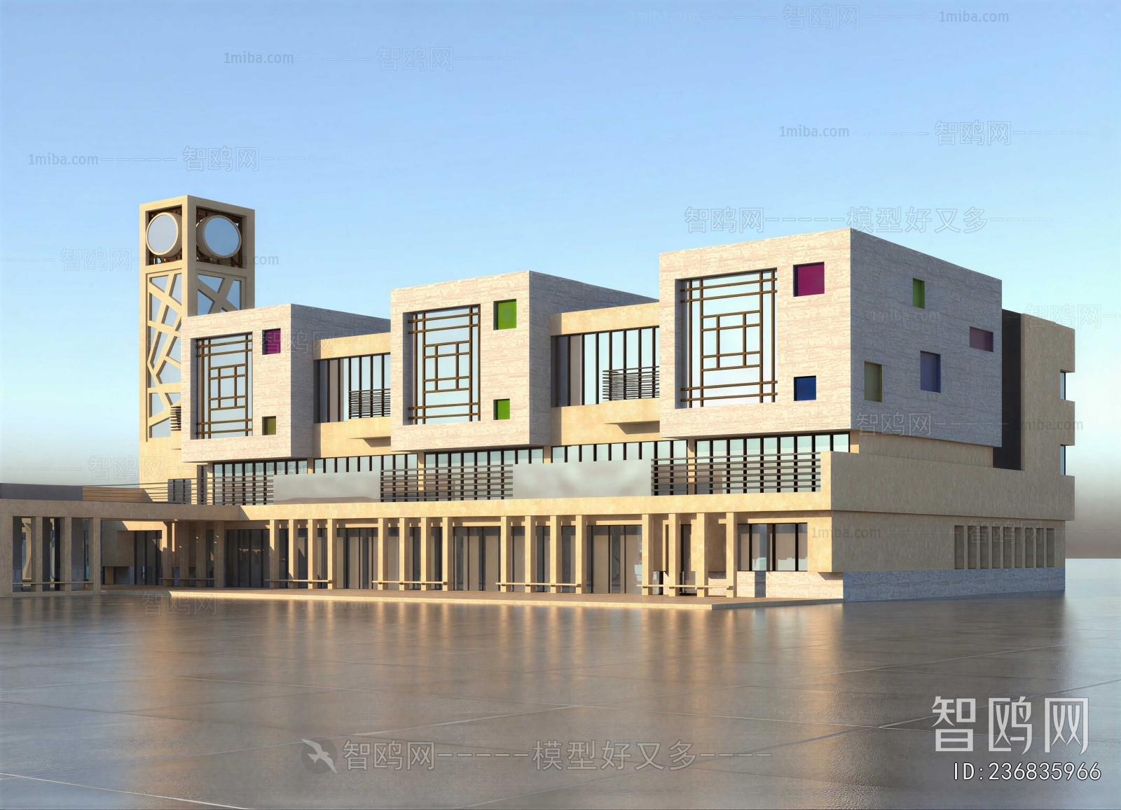 Modern Appearance Of Commercial Building