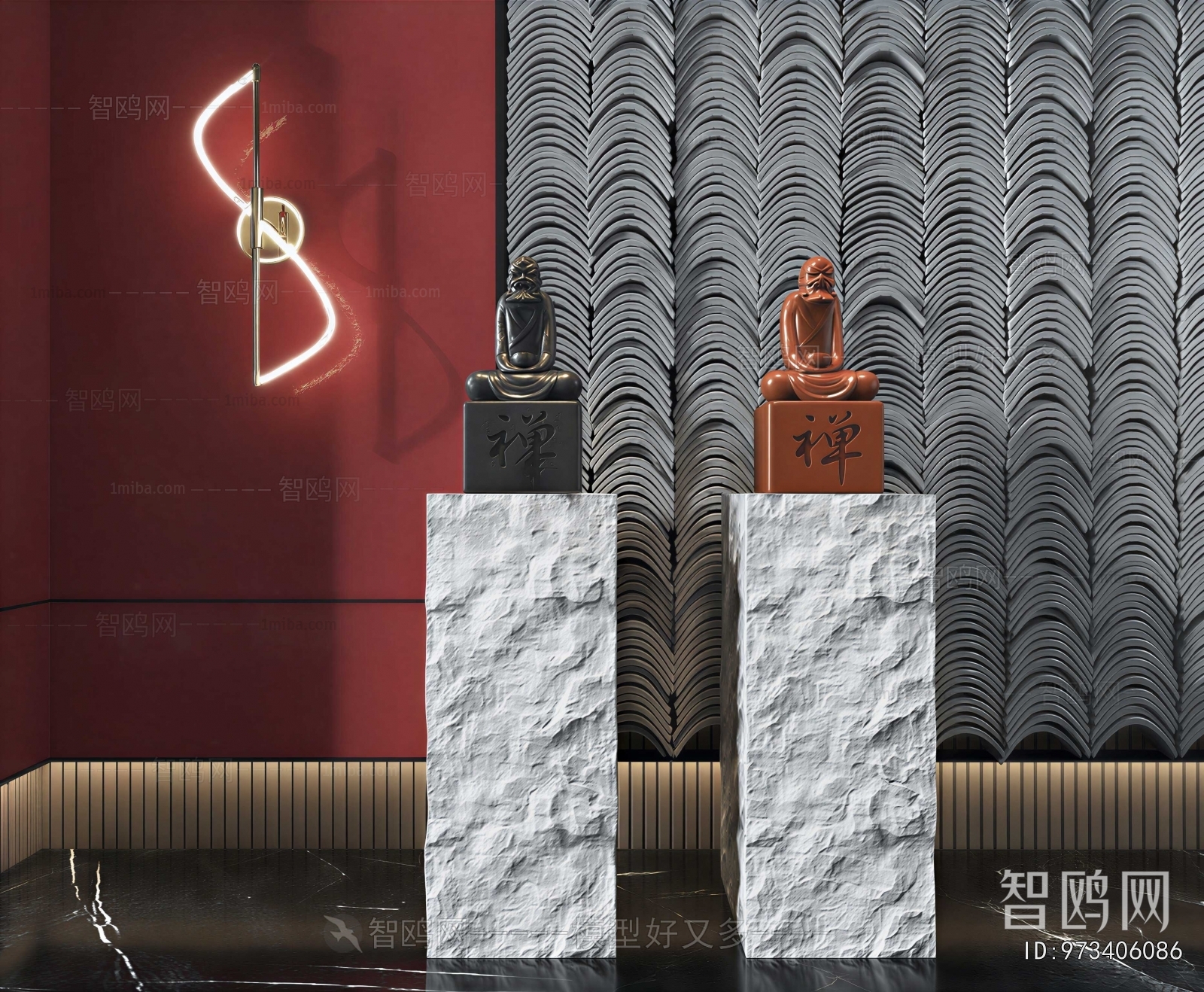 New Chinese Style Sculpture