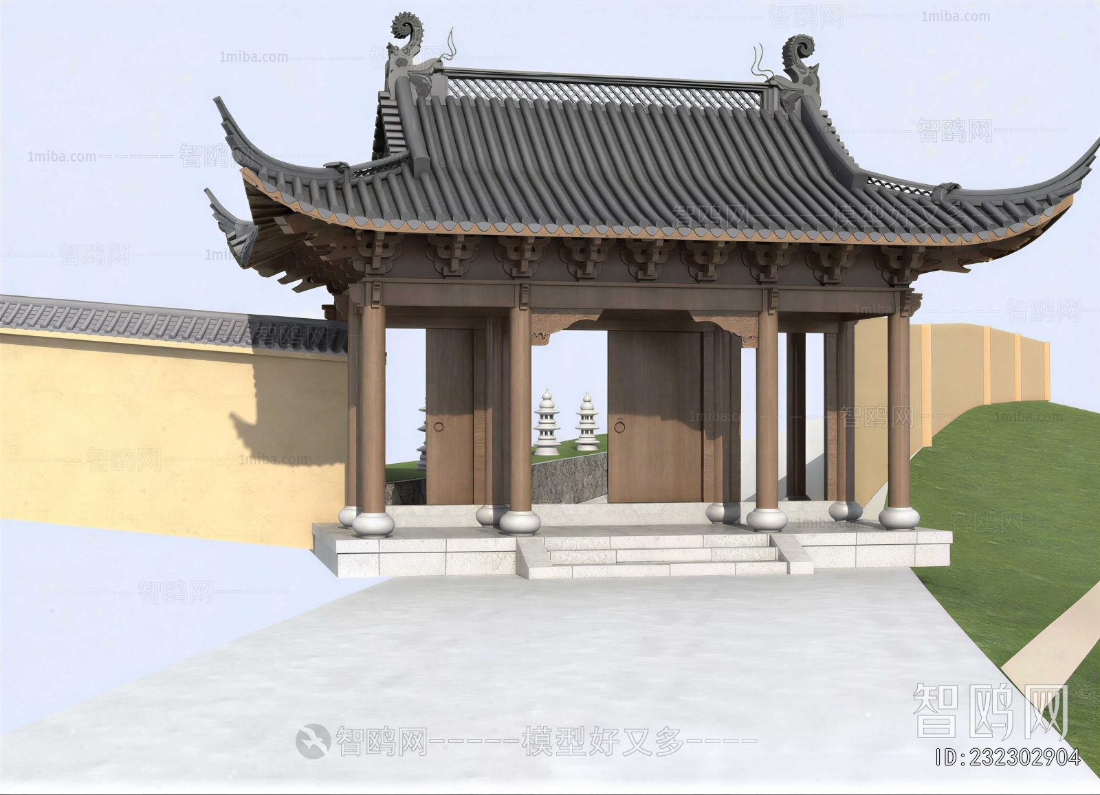 Chinese Style Building Component