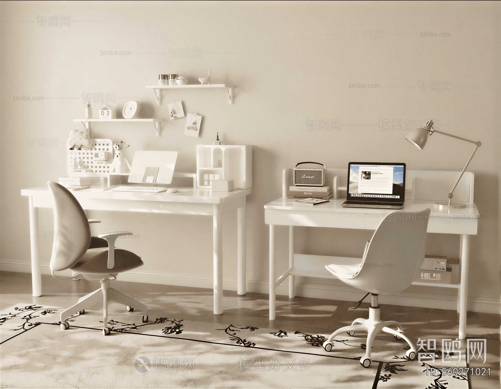 Modern Computer Desk And Chair