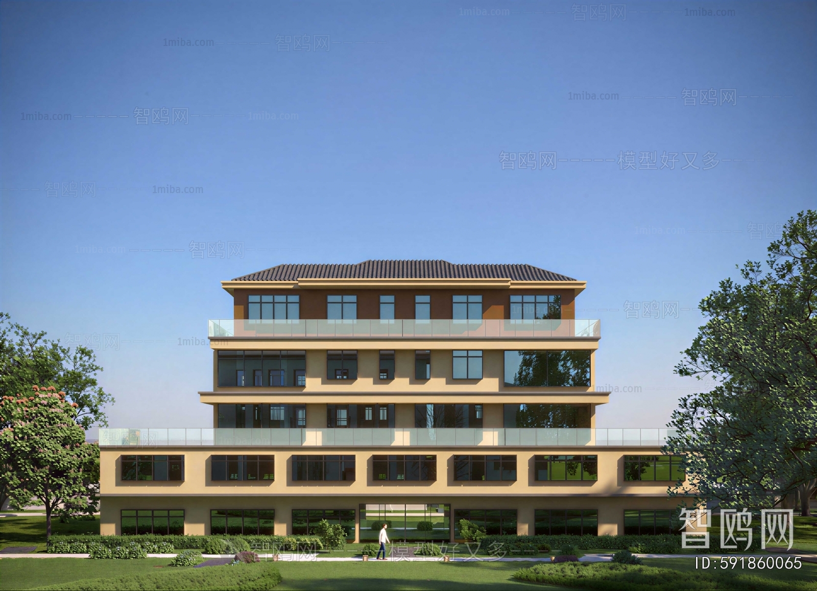 Modern Appearance Of Commercial Building