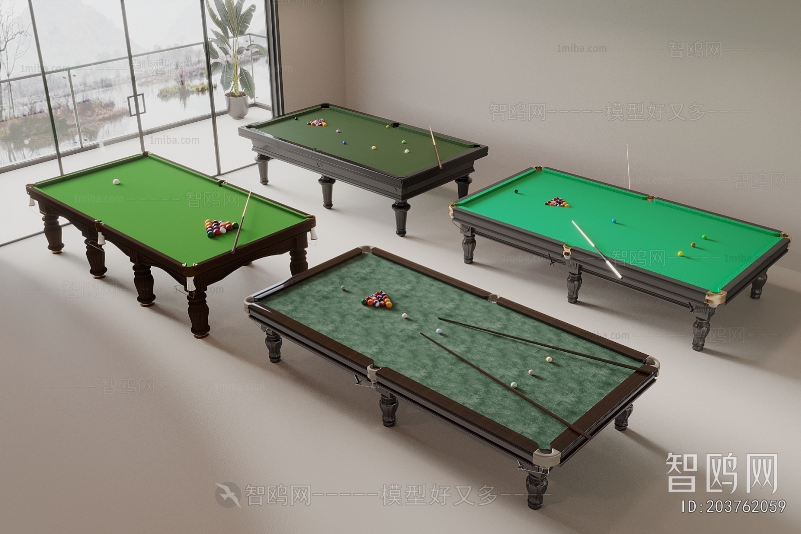 Modern Pool Table