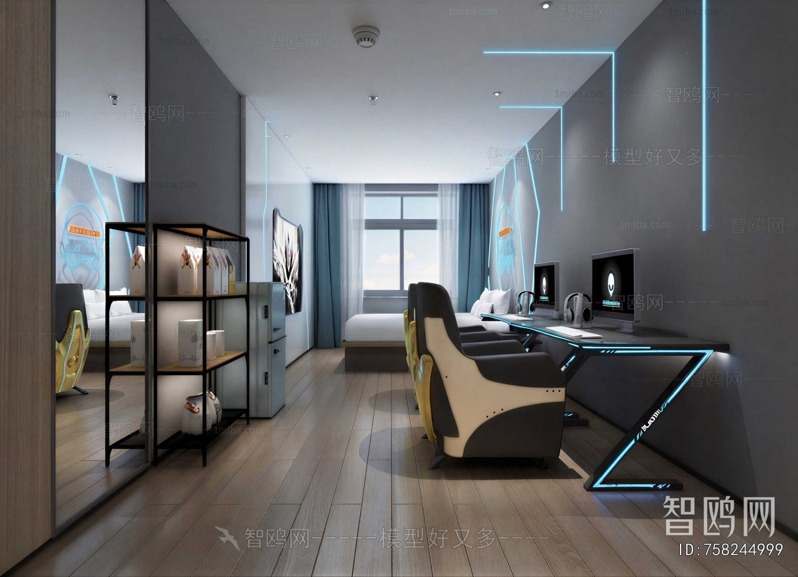 Modern Guest Room