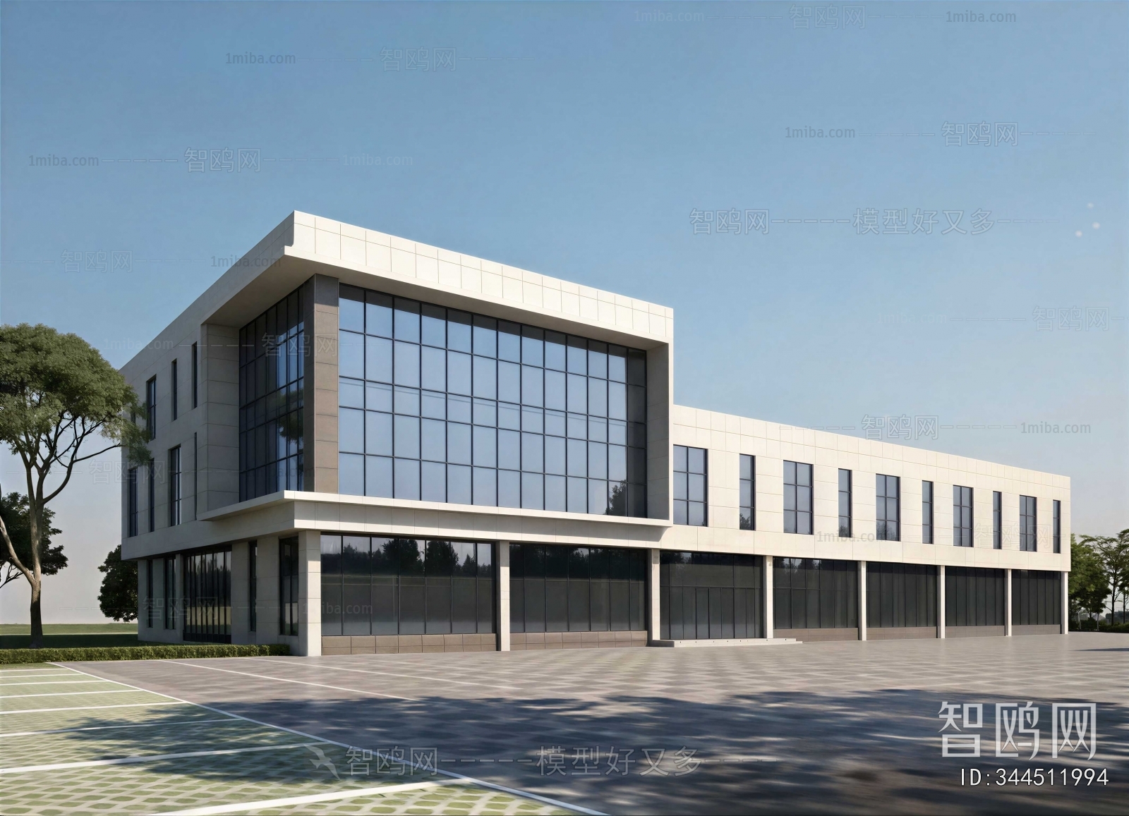 Modern Appearance Of Commercial Building
