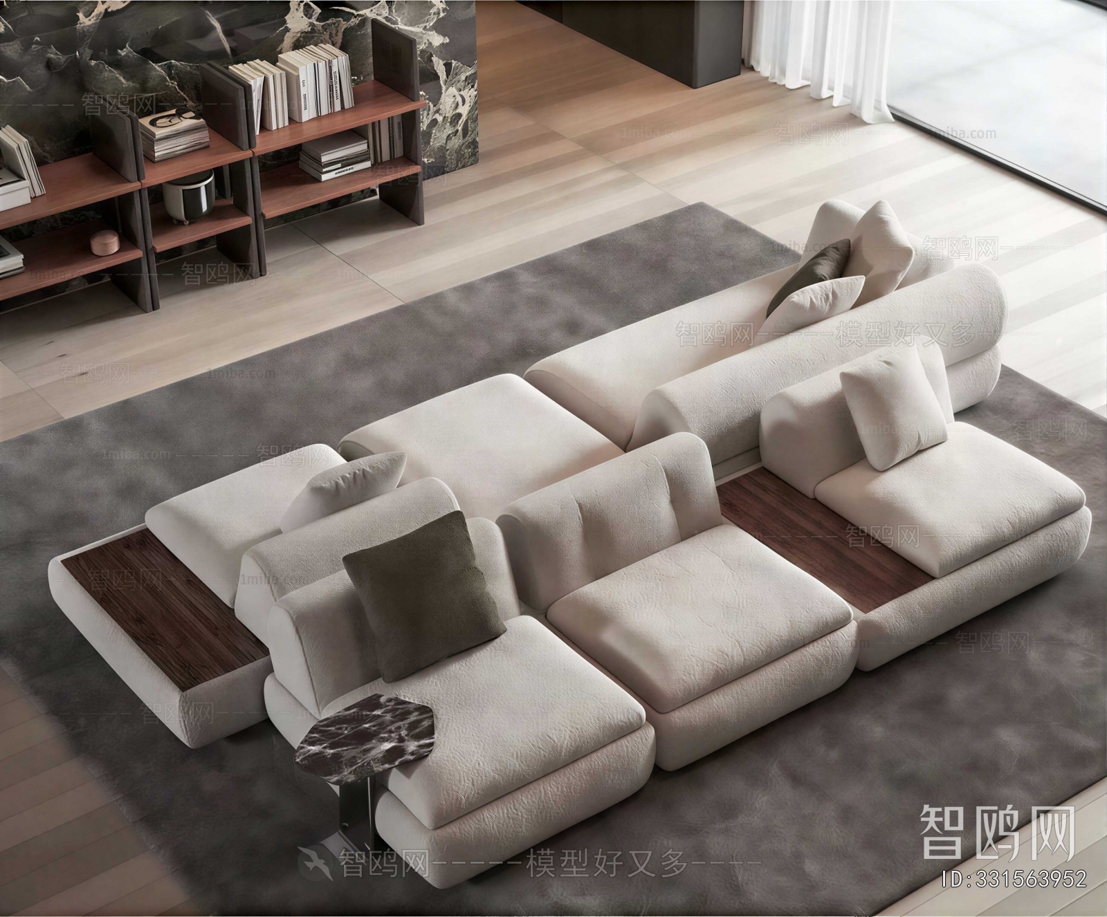 Modern Multi Person Sofa