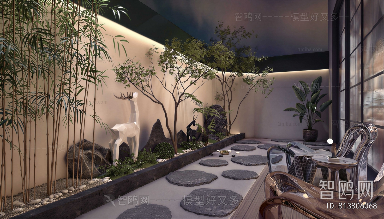 Modern Courtyard/landscape