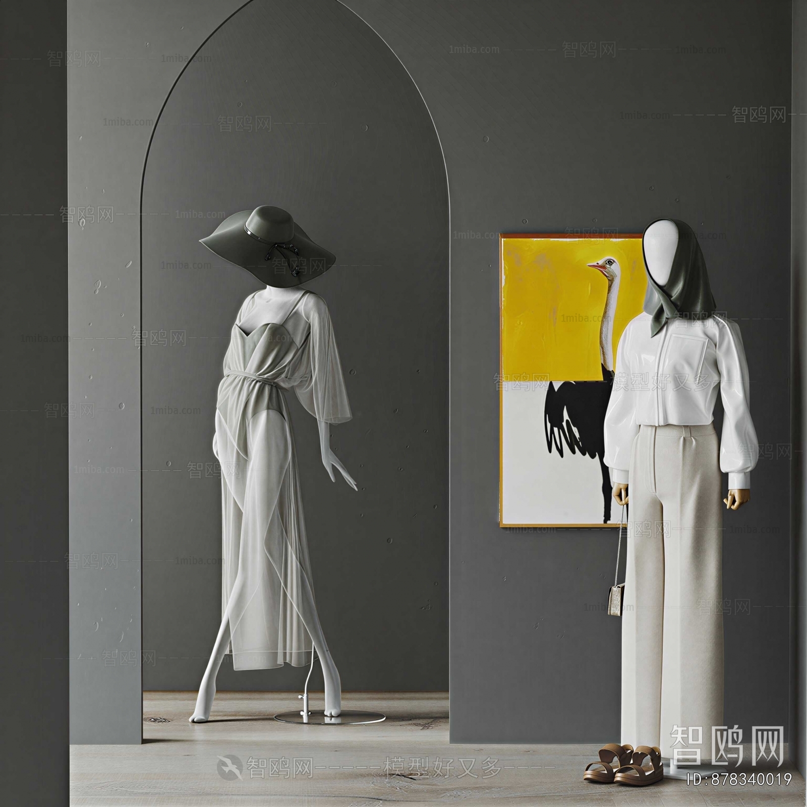 Modern Fashion Model