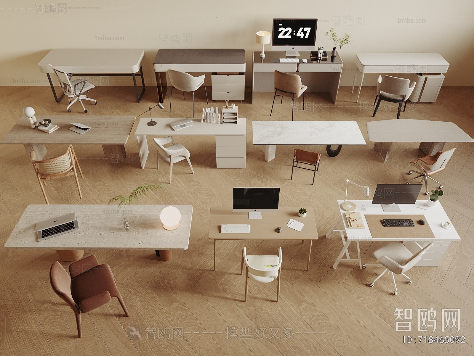 Modern Office Desk And Chair