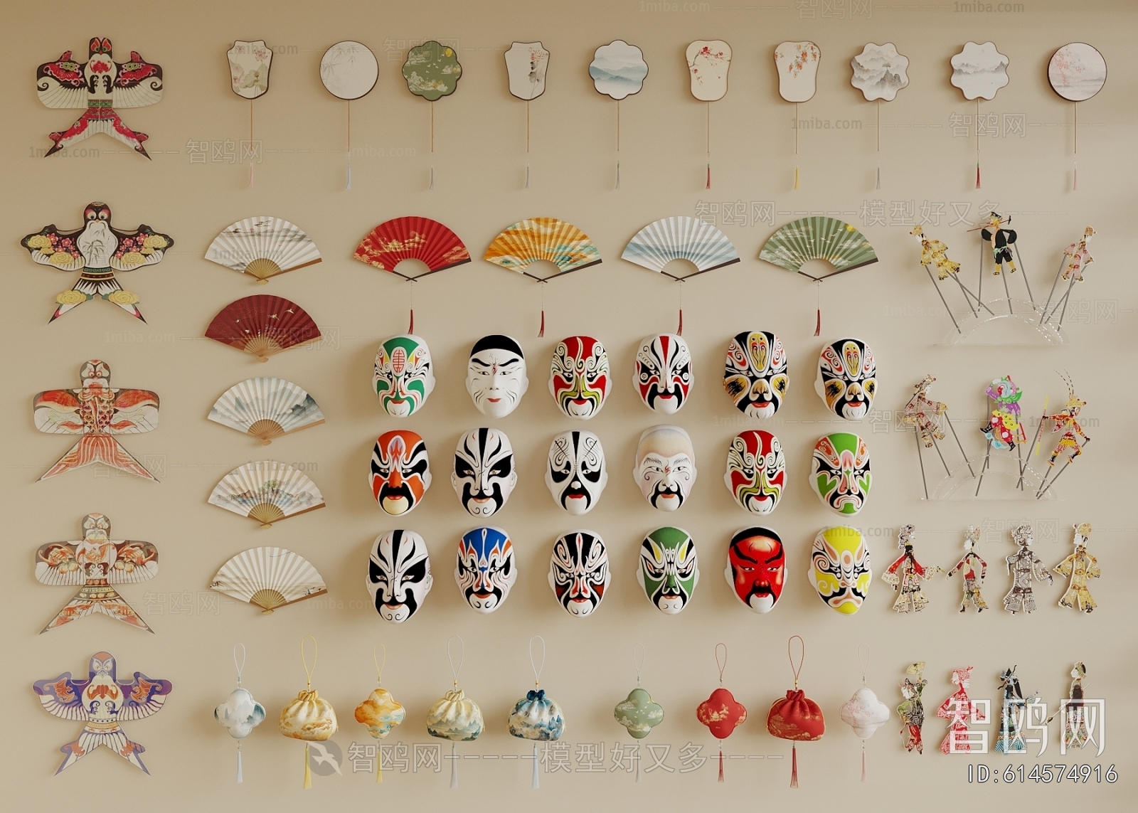 New Chinese Style Decorative Set