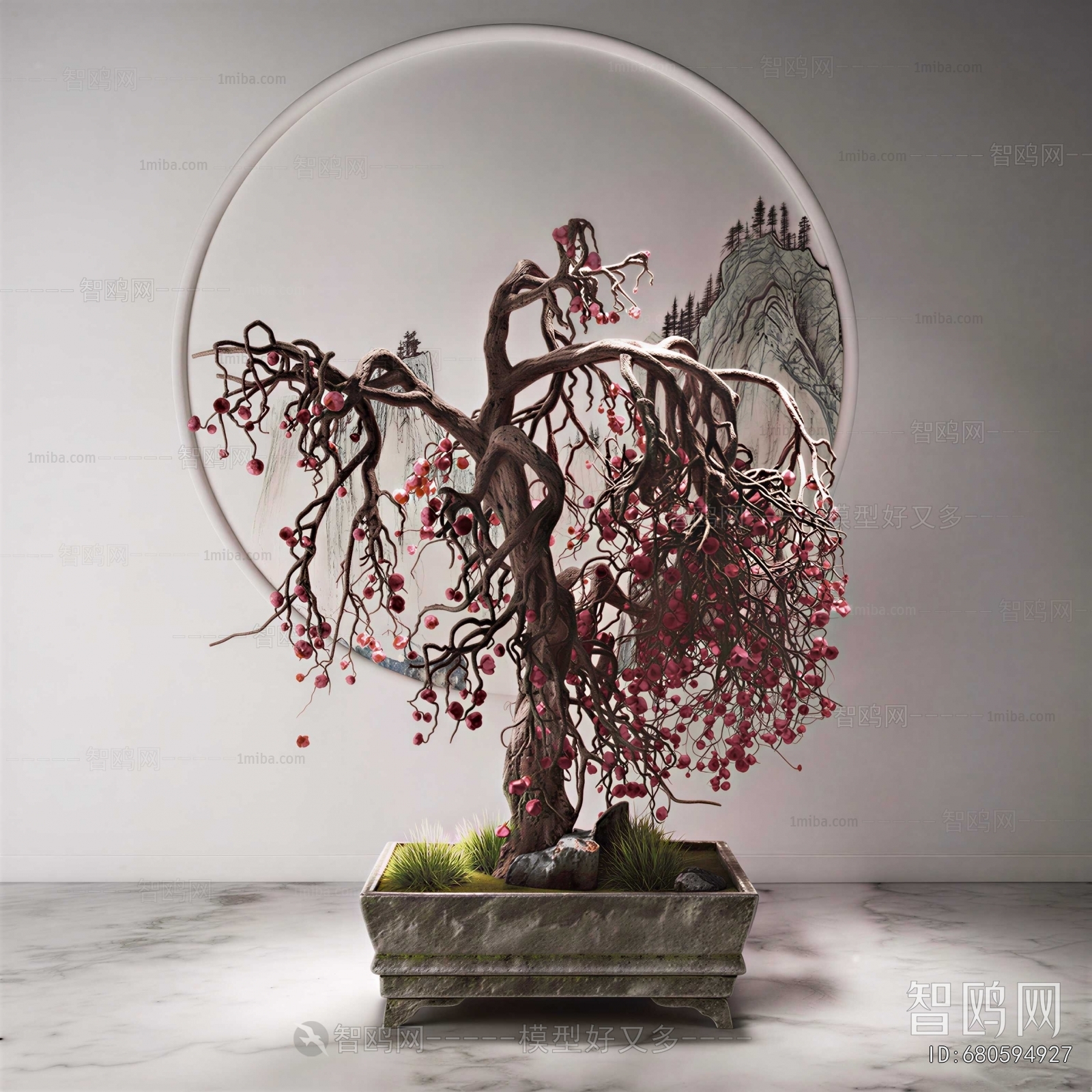 New Chinese Style Bonsai