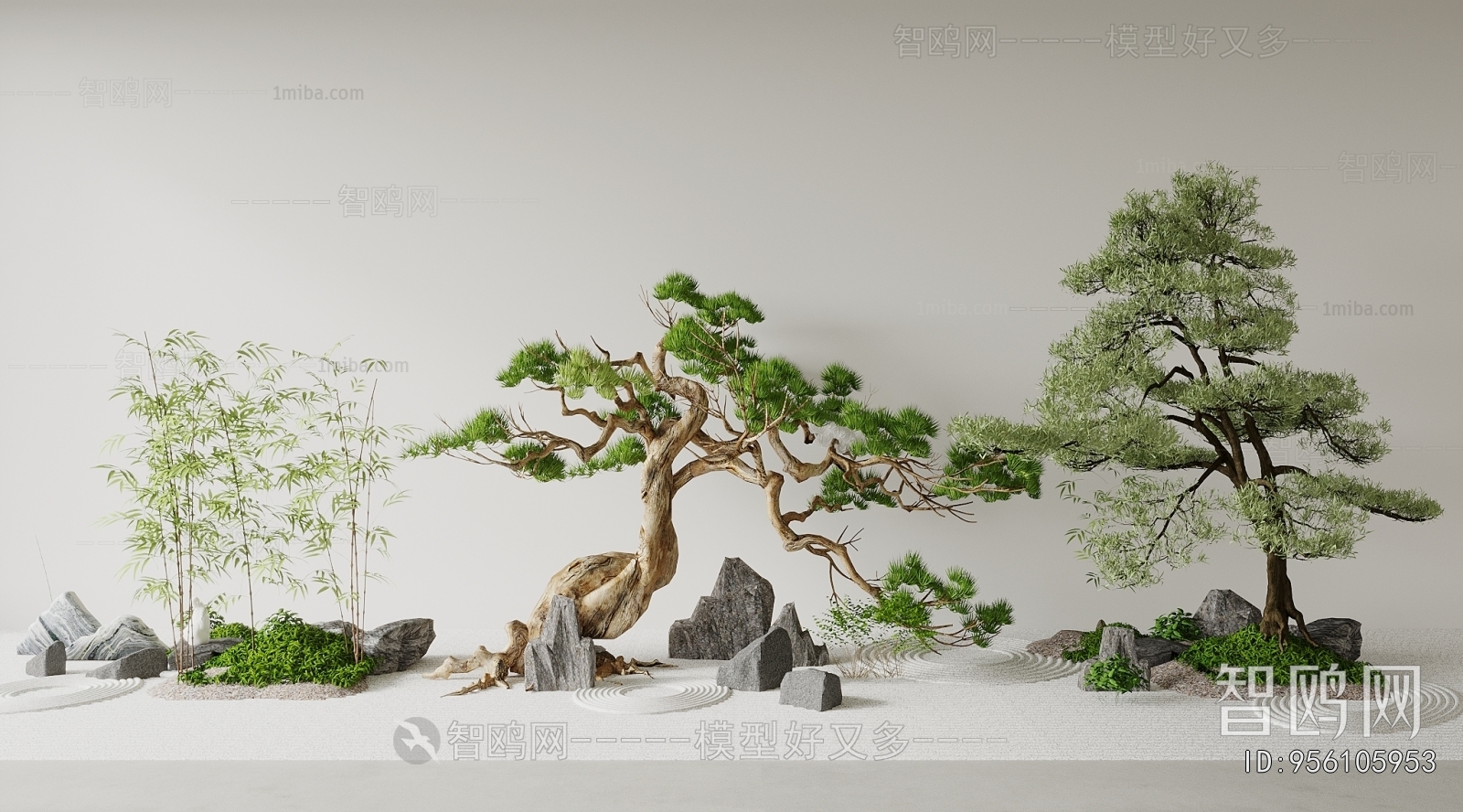 New Chinese Style Plant Landscaping