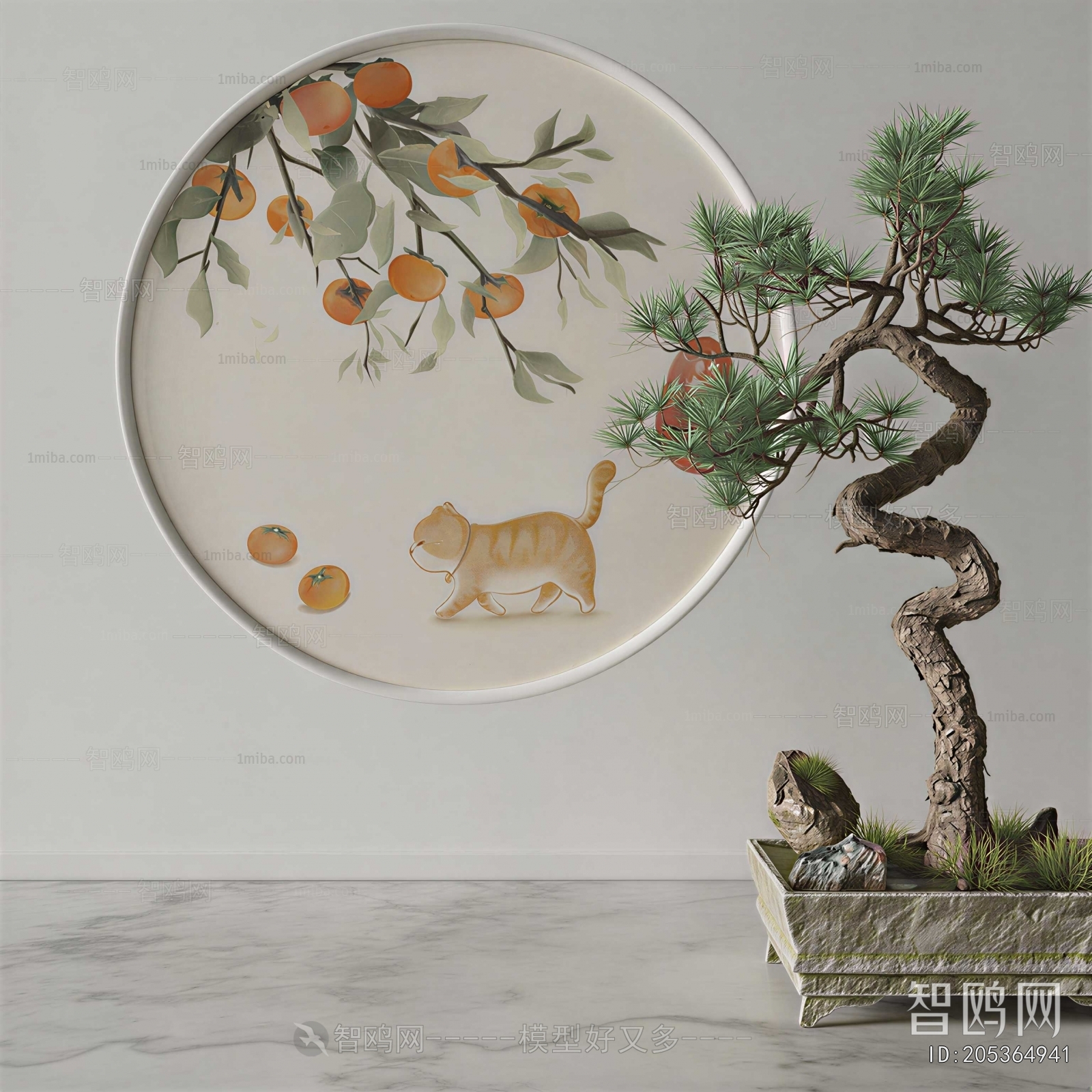 New Chinese Style Bonsai