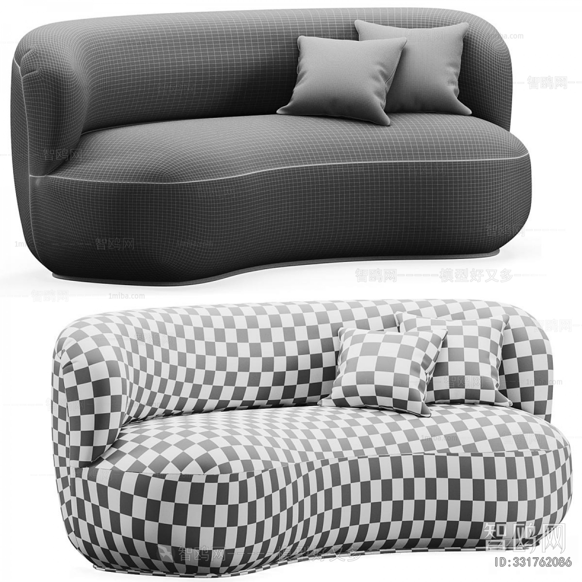 Modern Curved Sofa