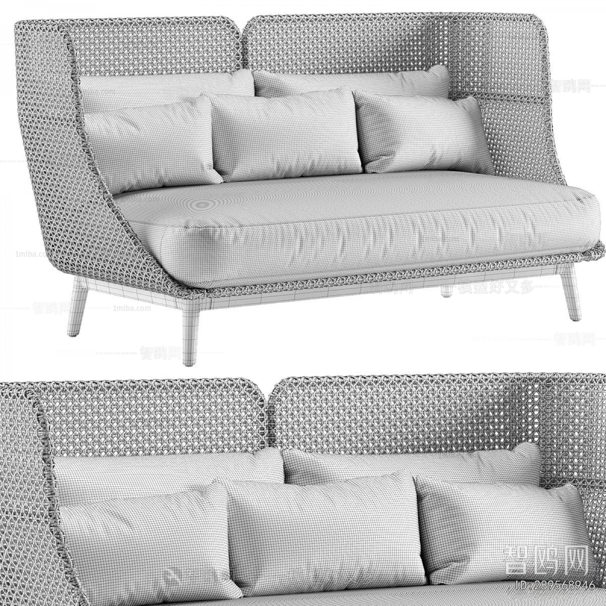 Modern Three-seat Sofa