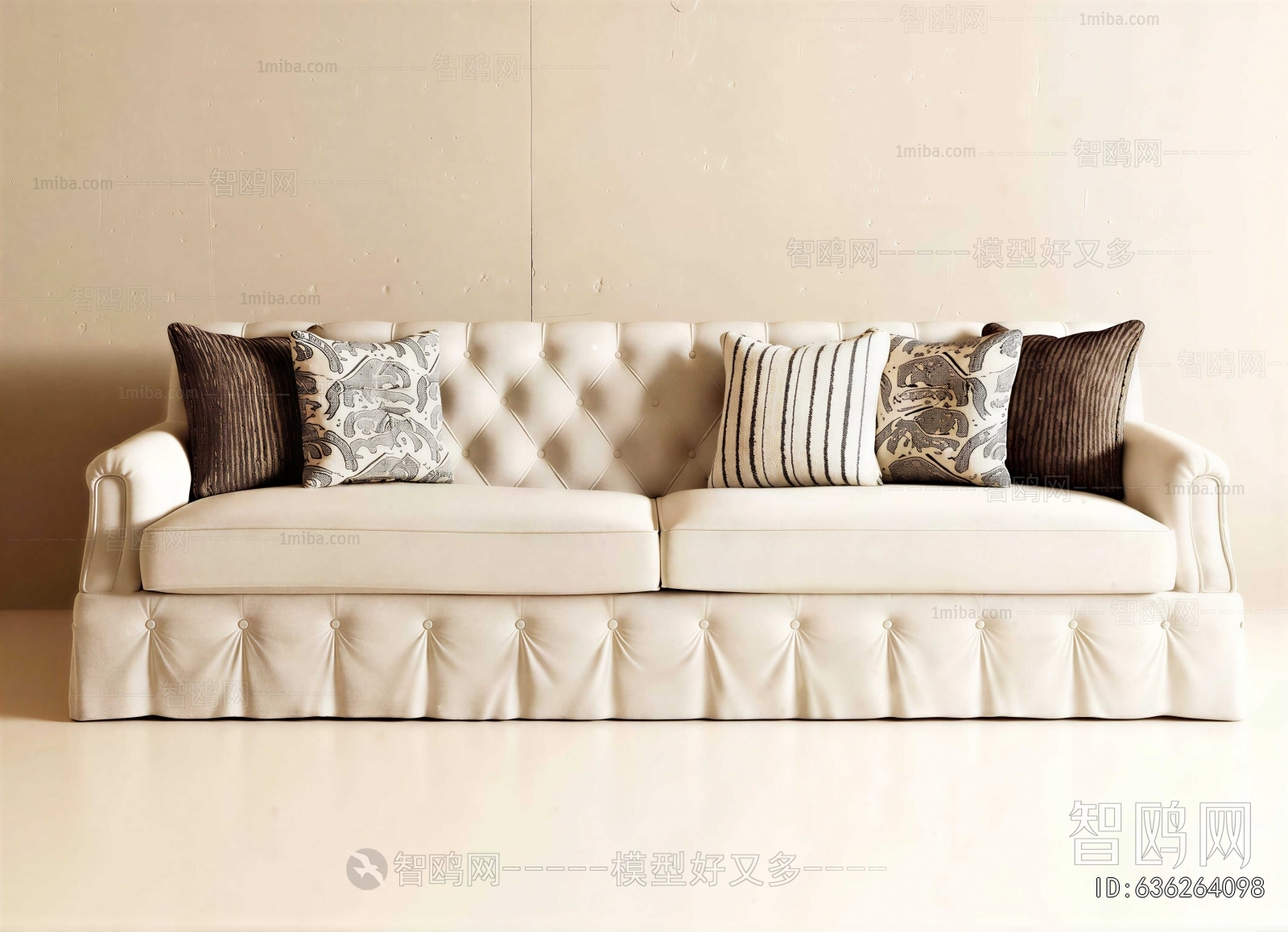 Modern Three-seat Sofa