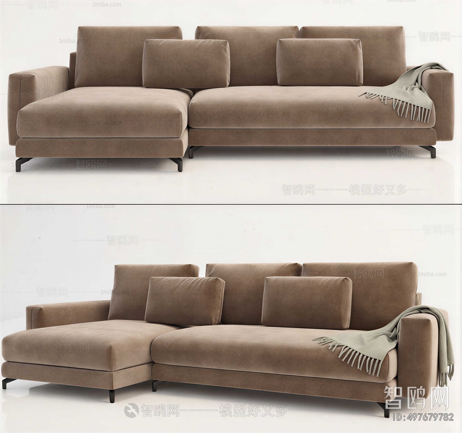 Modern Multi Person Sofa