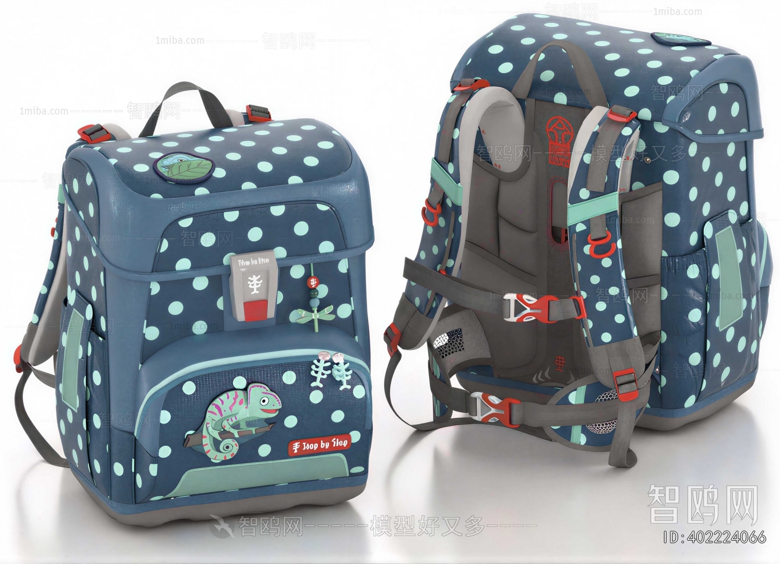 Modern Backpack And Backpack