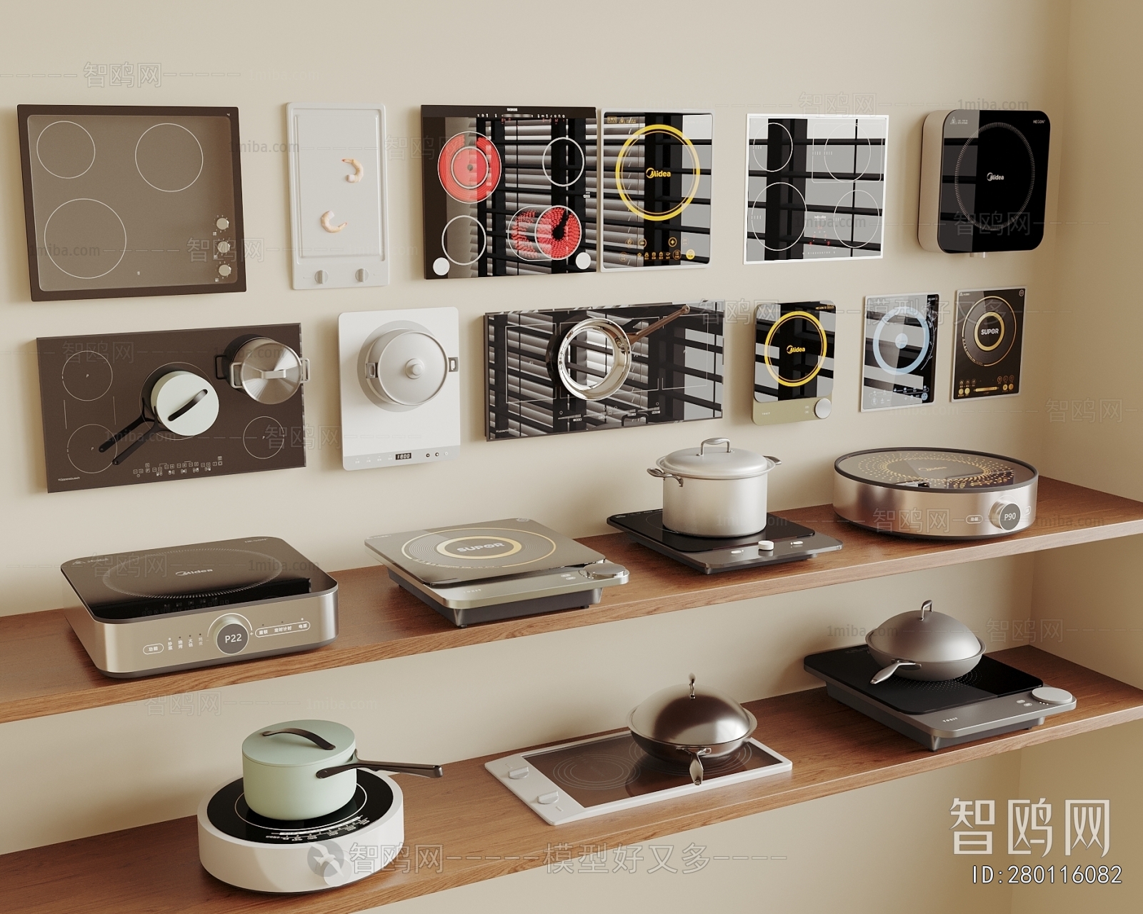 Modern Kitchen Electric Gas Range