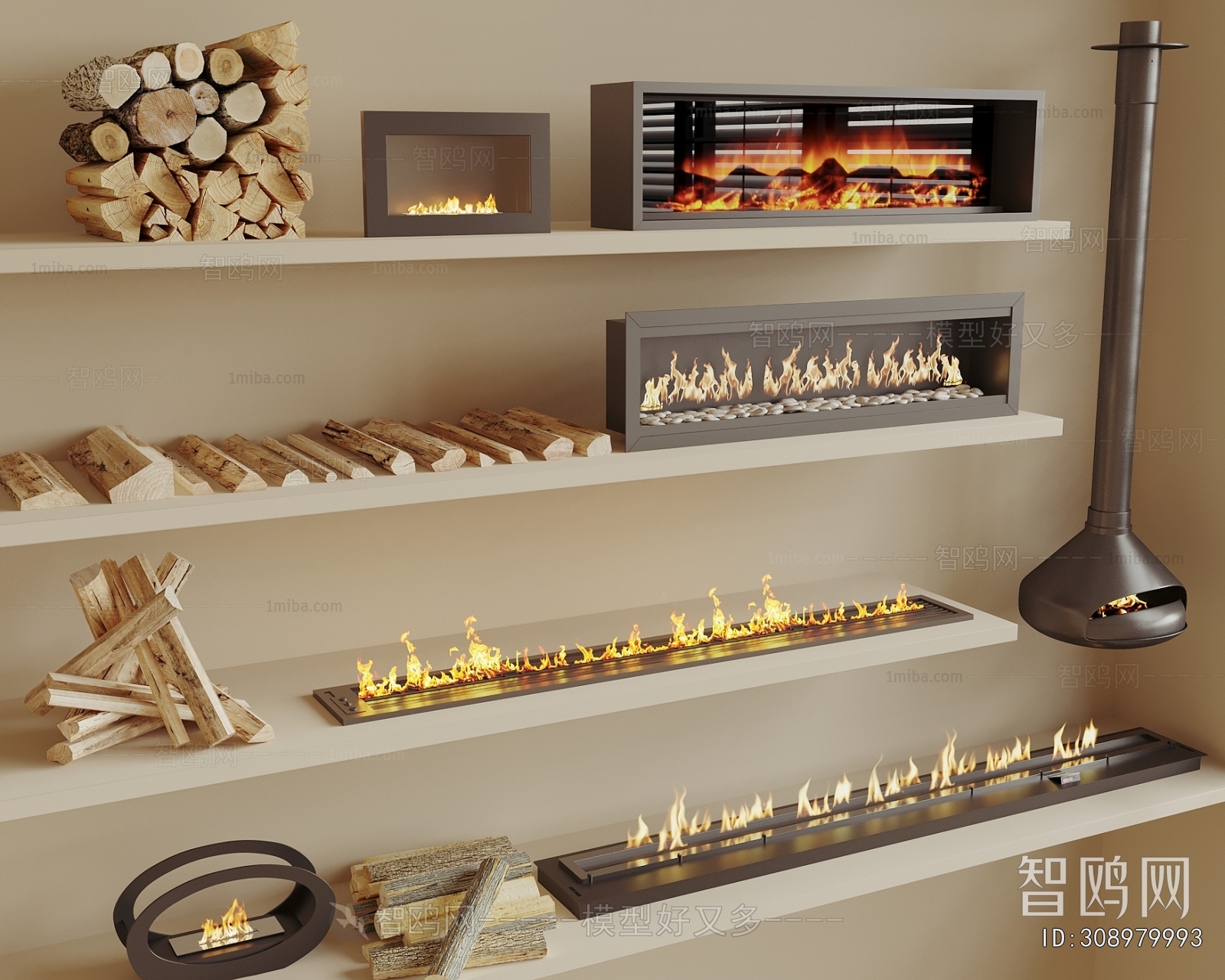 Modern Fireplace