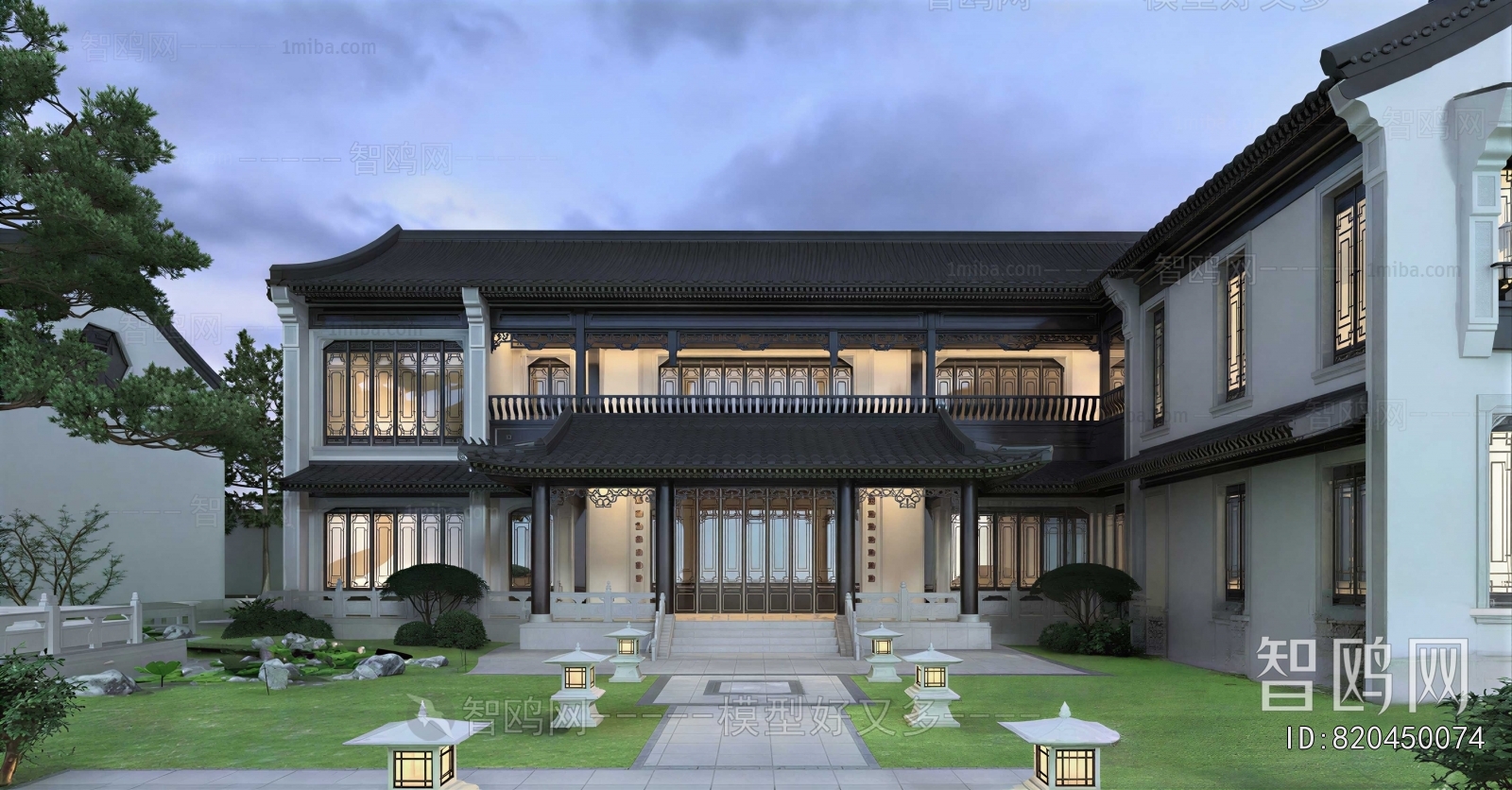 New Chinese Style Courtyard/landscape