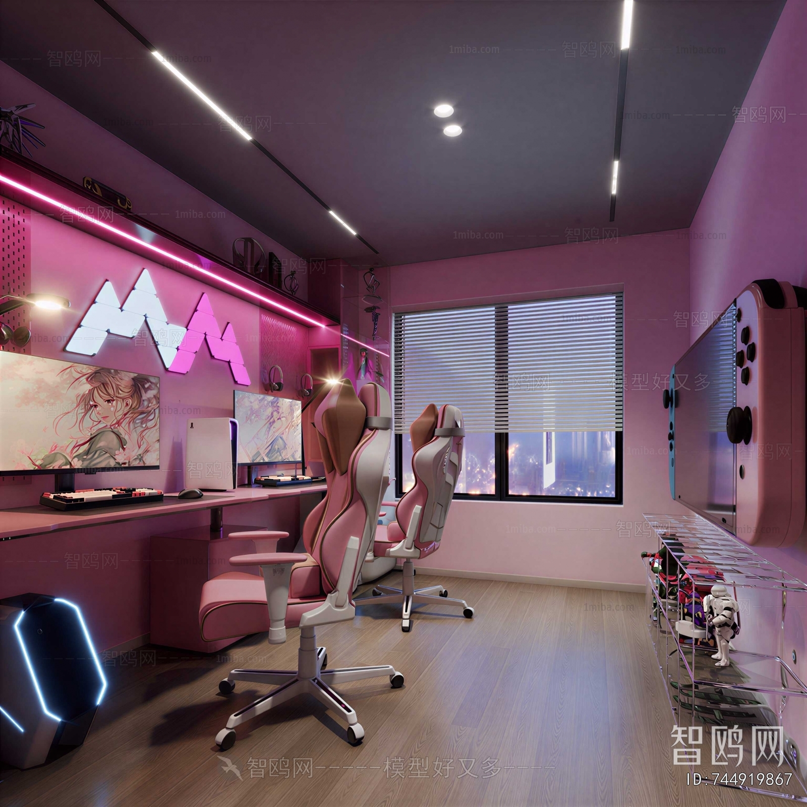 Modern E-sports Room