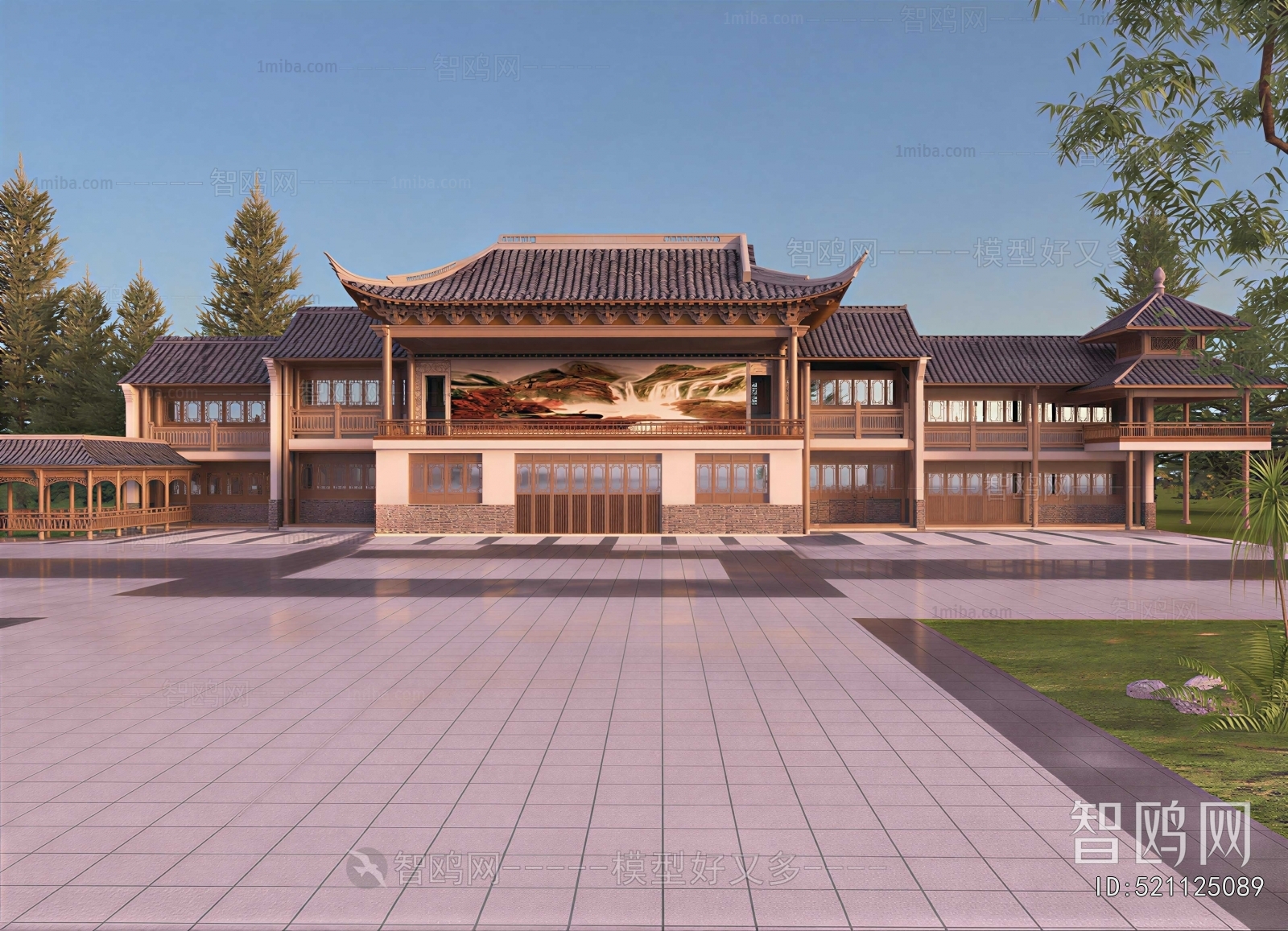 Chinese Style Courtyard/landscape