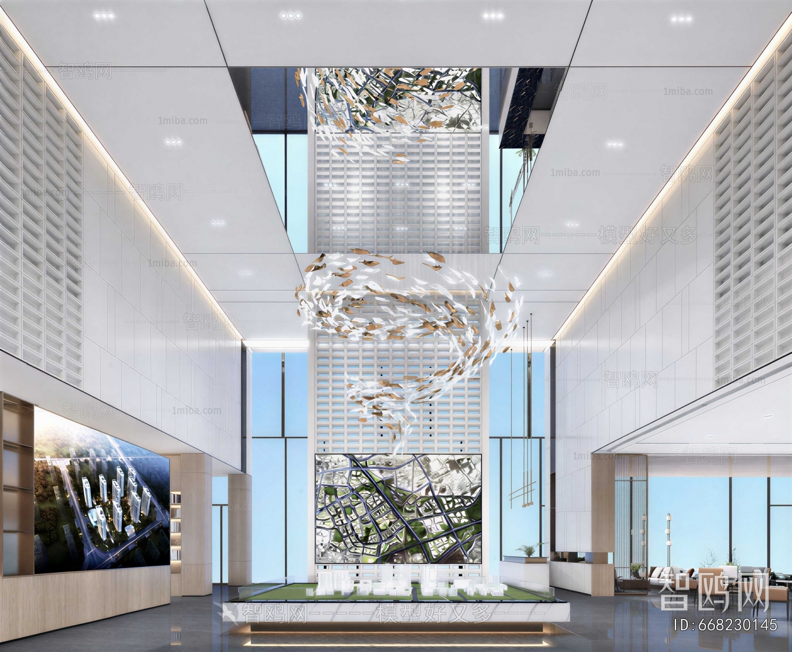 Modern Real Estate Sales Office