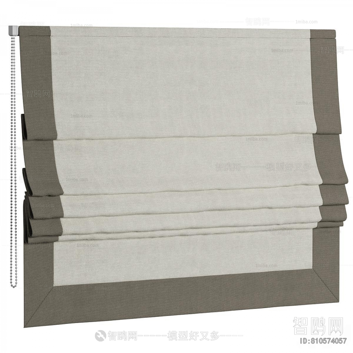 New Chinese Style Roman Curtain
