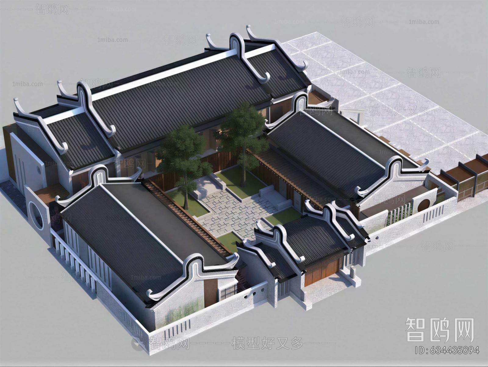 Chinese Style Ancient Architectural Buildings