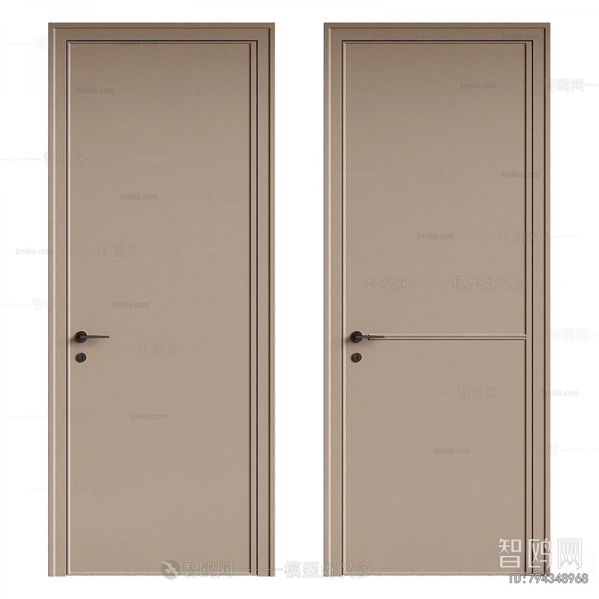 Modern Single Door
